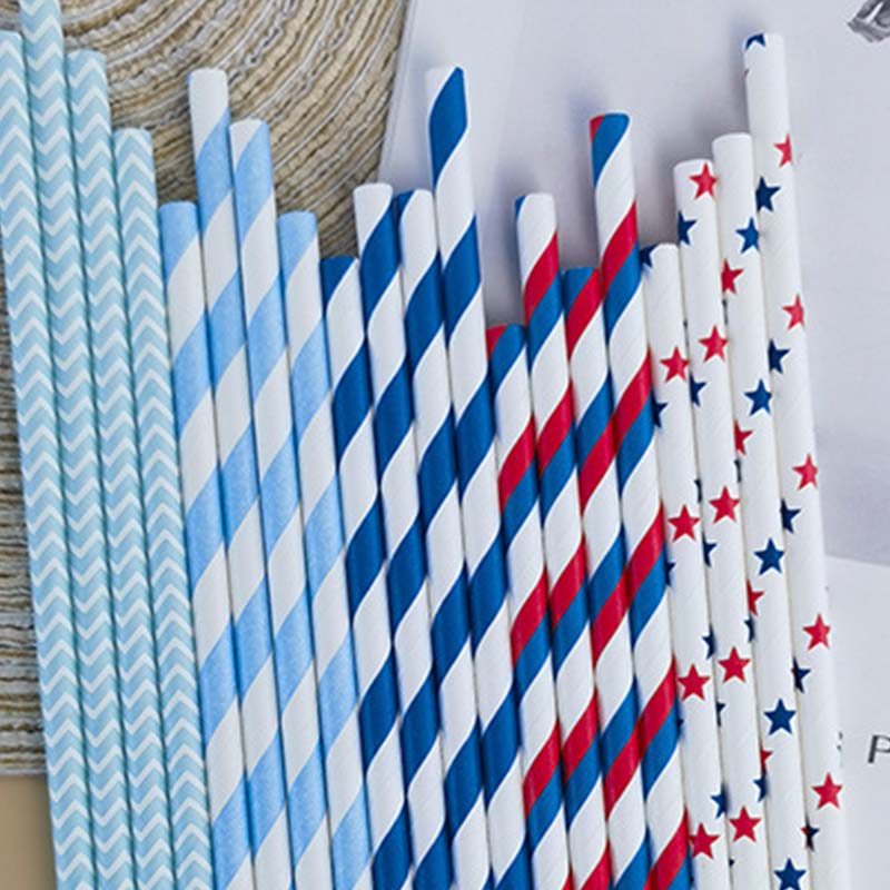 Disposable Art Biodegradable Straws - Eco-Friendly Party Decoration & Juice Bar Supplies | Factory Direct