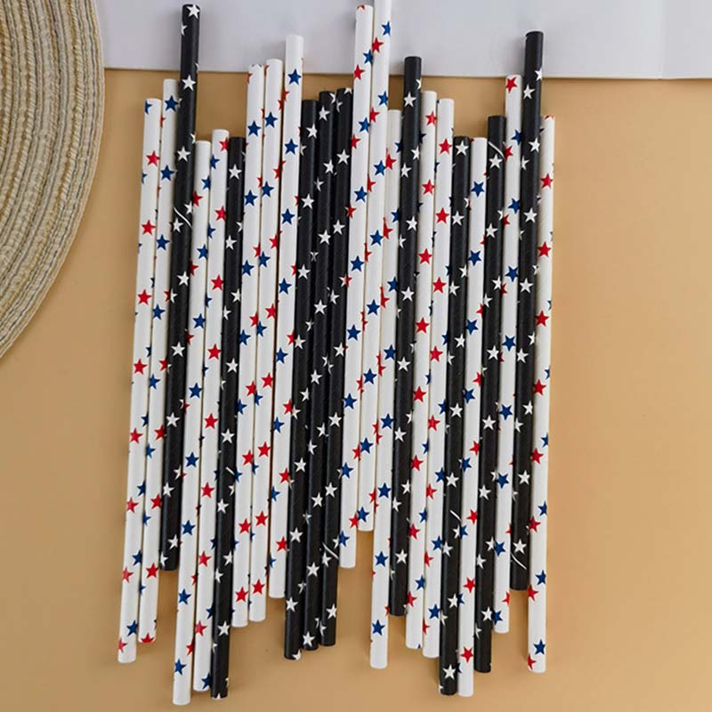 Disposable Art Biodegradable Straws - Eco-Friendly Party Decoration & Juice Bar Supplies | Factory Direct