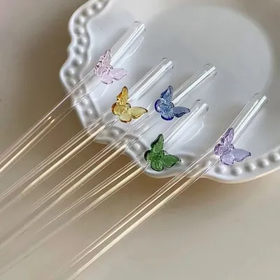 Milk Straw Mixing Stick Simple Heat Resistant Straw 01