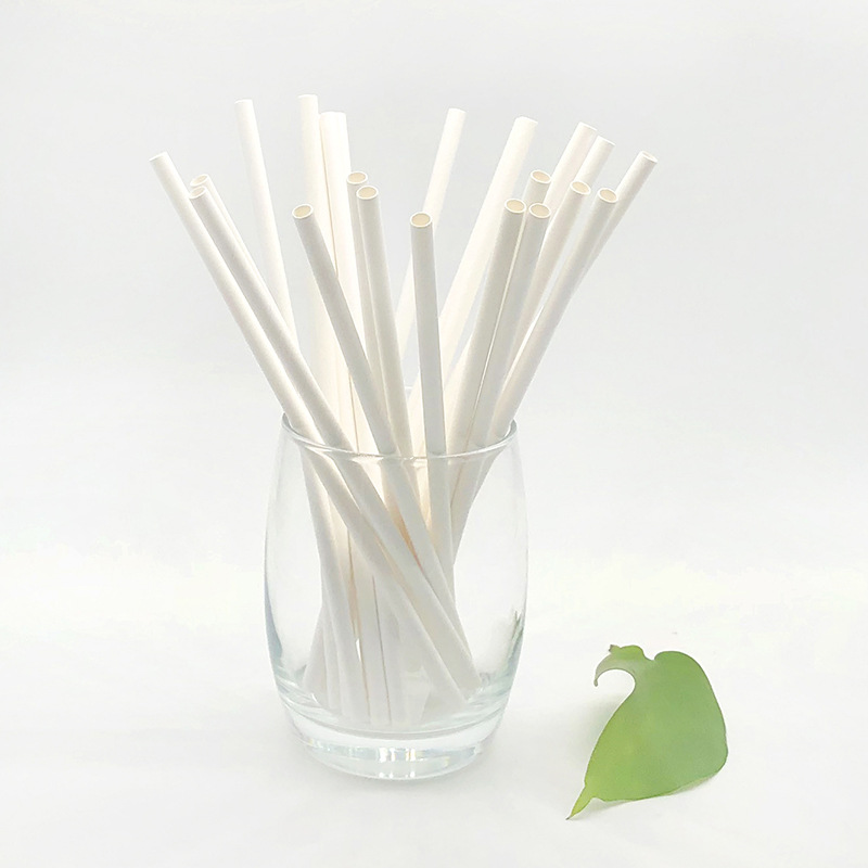 Paper Straws Disposable Paper Straws White Primary Color Beverage Coffee Straws