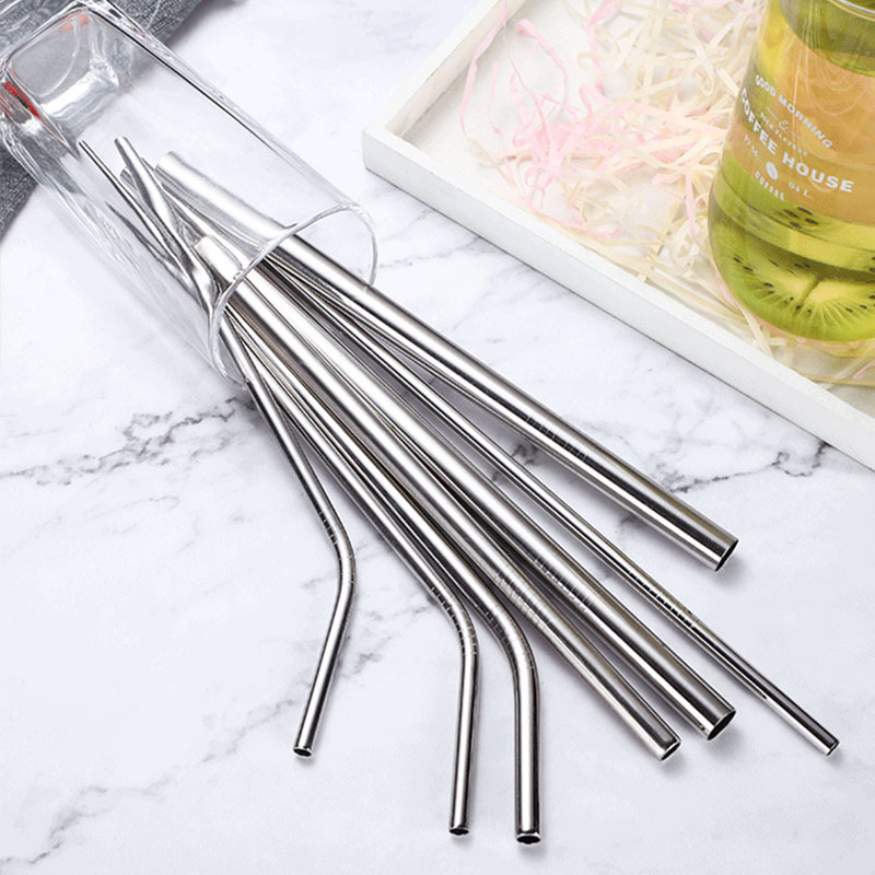 304 Stainless Steel Sliver Straw