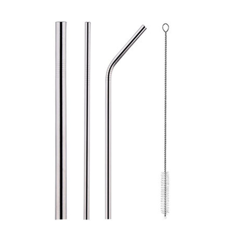 304 Stainless Steel Sliver Straw