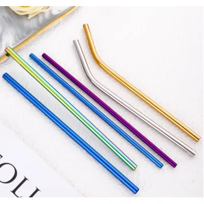 Colorful 304 Stainless Steel Drinking Straws - Factory Direct, Custom Logo and Wholesale Pricing 01