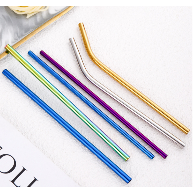 Colorful 304 Stainless Steel Straws - Direct Factory Supply