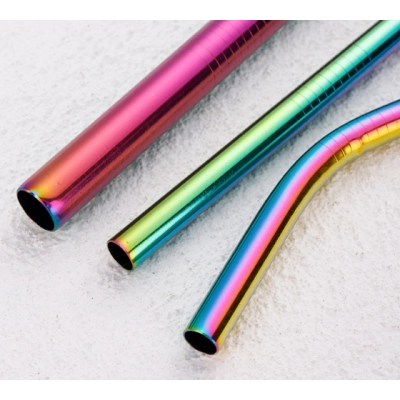 304 Stainless Steel Drinking Straws - Creative, Custom Logo 01