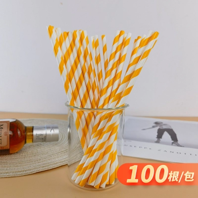  disposable straw disposable use wholesale for cafe milk tea with Spiral pattern 02