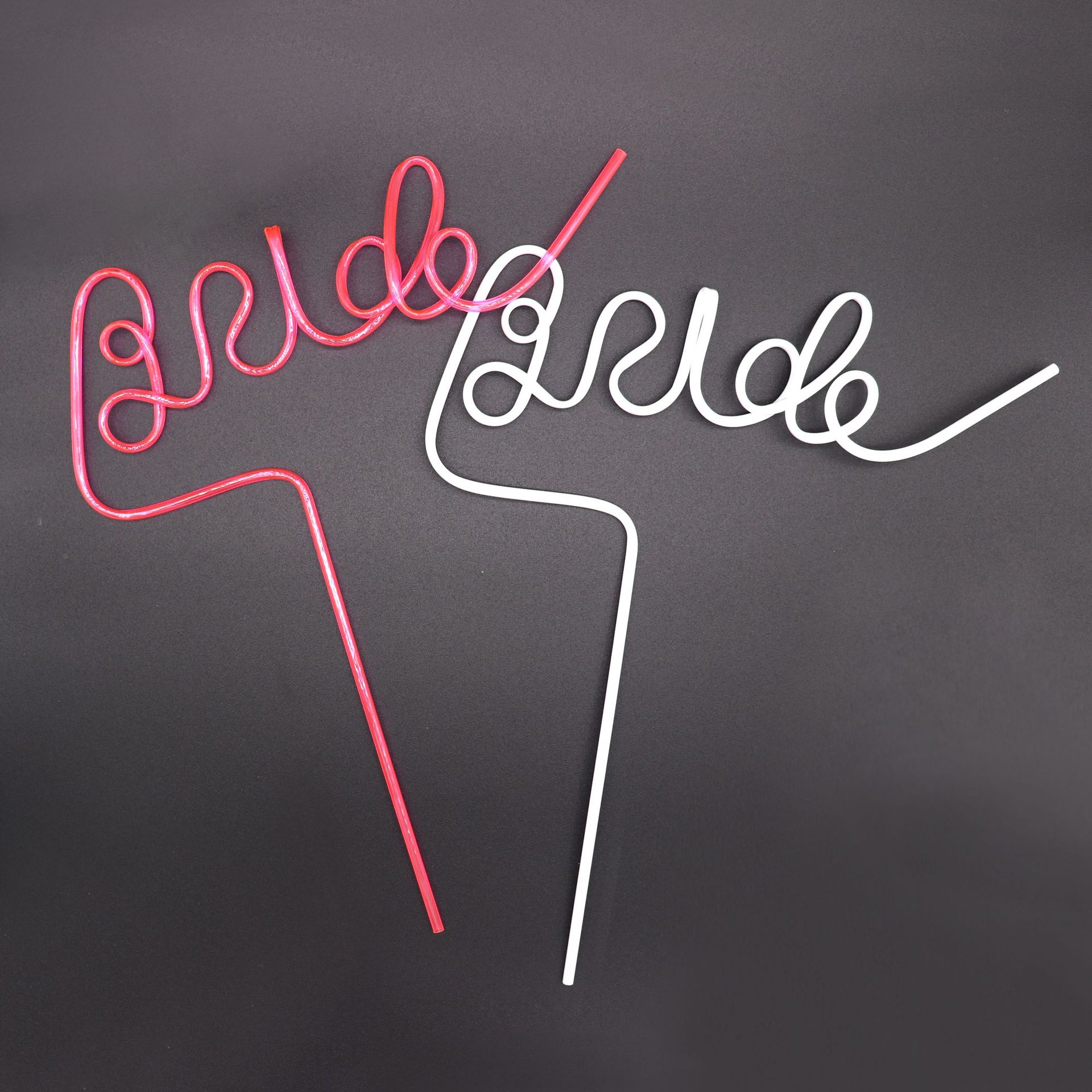 Bride Letter Straw