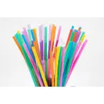 Color art long straw disposable DIY creative modeling straw DIY handmade