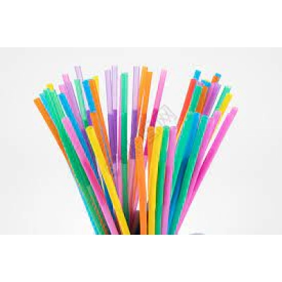 Color art long straw disposable DIY creative modeling straw DIY handmade 02