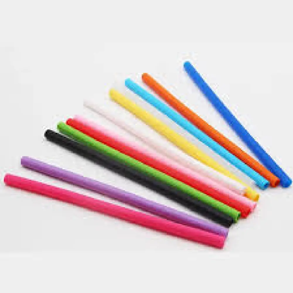 Color art long straw disposable DIY creative modeling straw DIY handmade