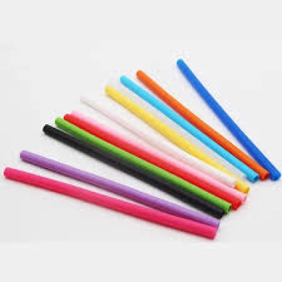 Color art long straw disposable DIY creative modeling straw DIY handmade 01