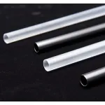 Compostable Straw Black Clear Long Straw Kraft Paper Material Straw