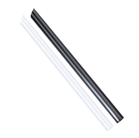 Compostable Straw Black Clear Long Straw Kraft Paper Material Straw