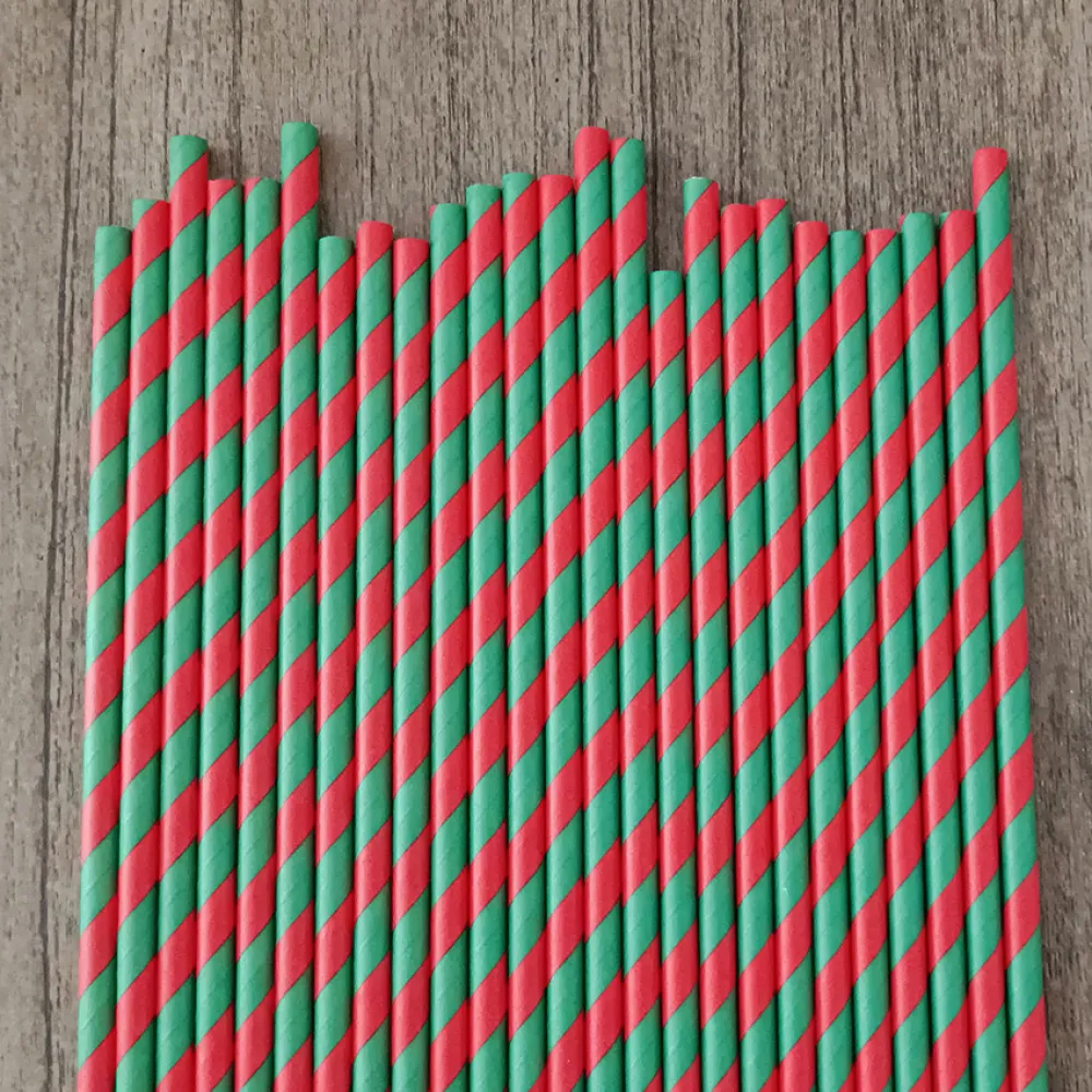 Environmentally friendly disposable paper straw 