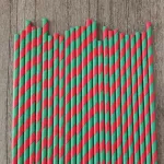 Environmentally friendly disposable paper straw 