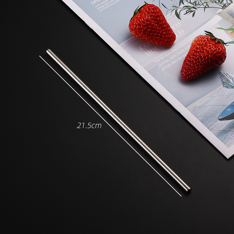 Metal straw disposable use wholesale for cold and warm drink