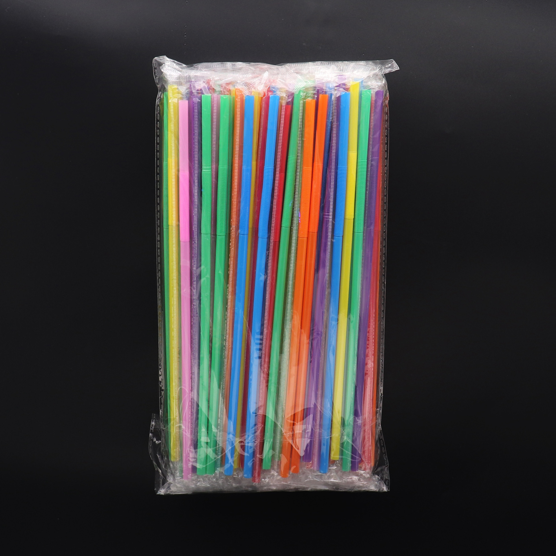PP Plastic Color Elbow Straw