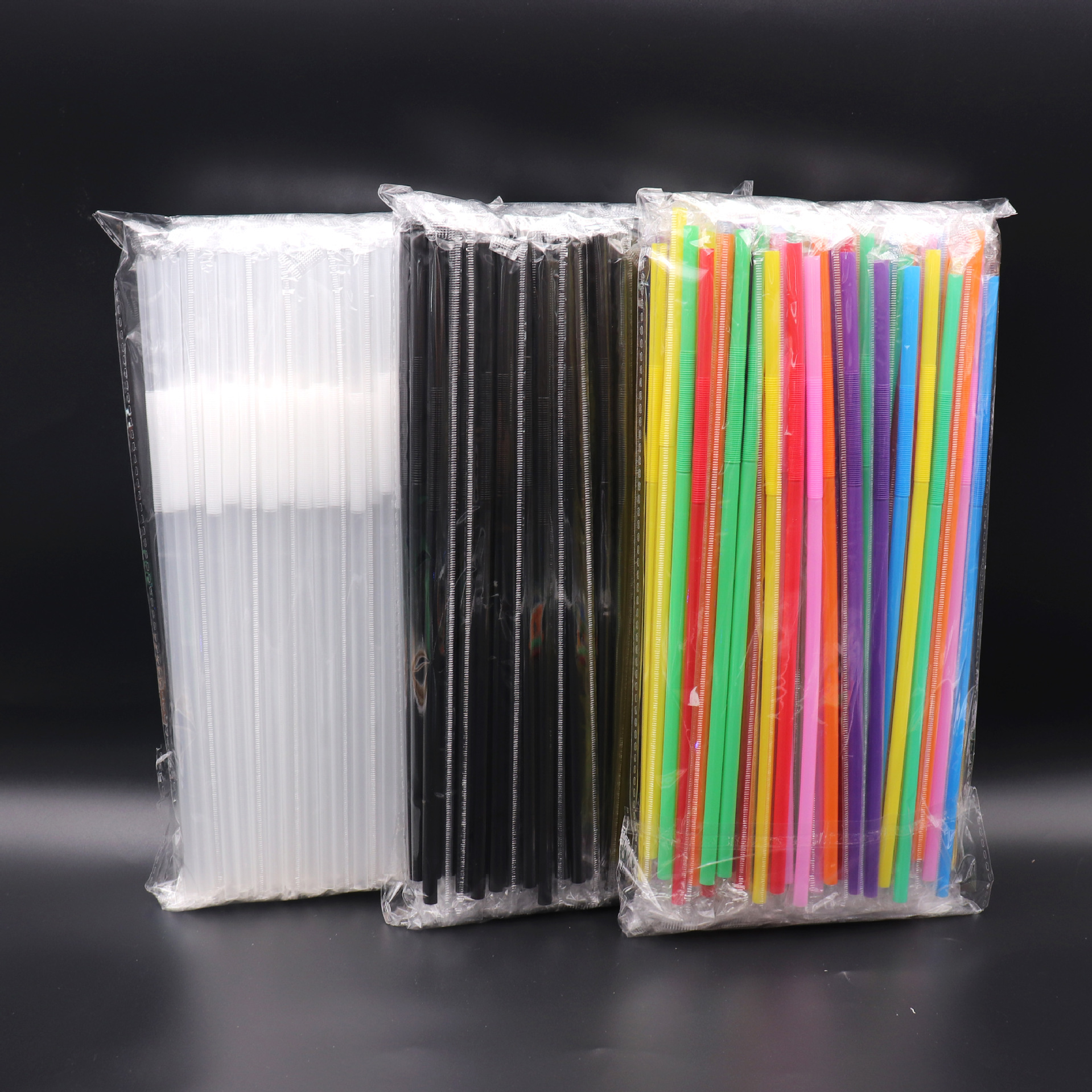 PP Plastic Color Elbow Straw