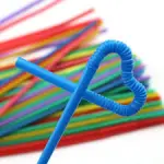 wholesale Color long straw disposable DIY creative styling straw