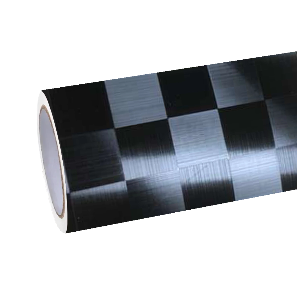Matte Square Black Carbon Fiber Car Vinyl Wrap PET