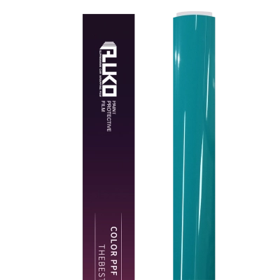 TPU Gloss Gulf Blue Colored PPF Paint Protection Film 02