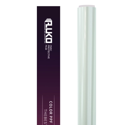 TPU Gloss Liquid Metallic Mousse White Colored PPF Paint Protection Film 02