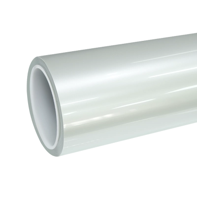 TPU Gloss Liquid Metallic Mousse White Colored PPF Paint Protection Film 01