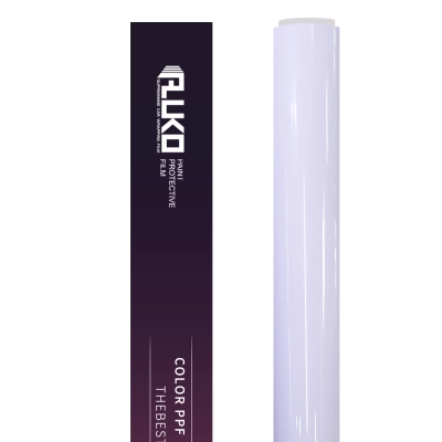 TPU Gloss Morandi Purple Colored PPF Paint Protection Film 02