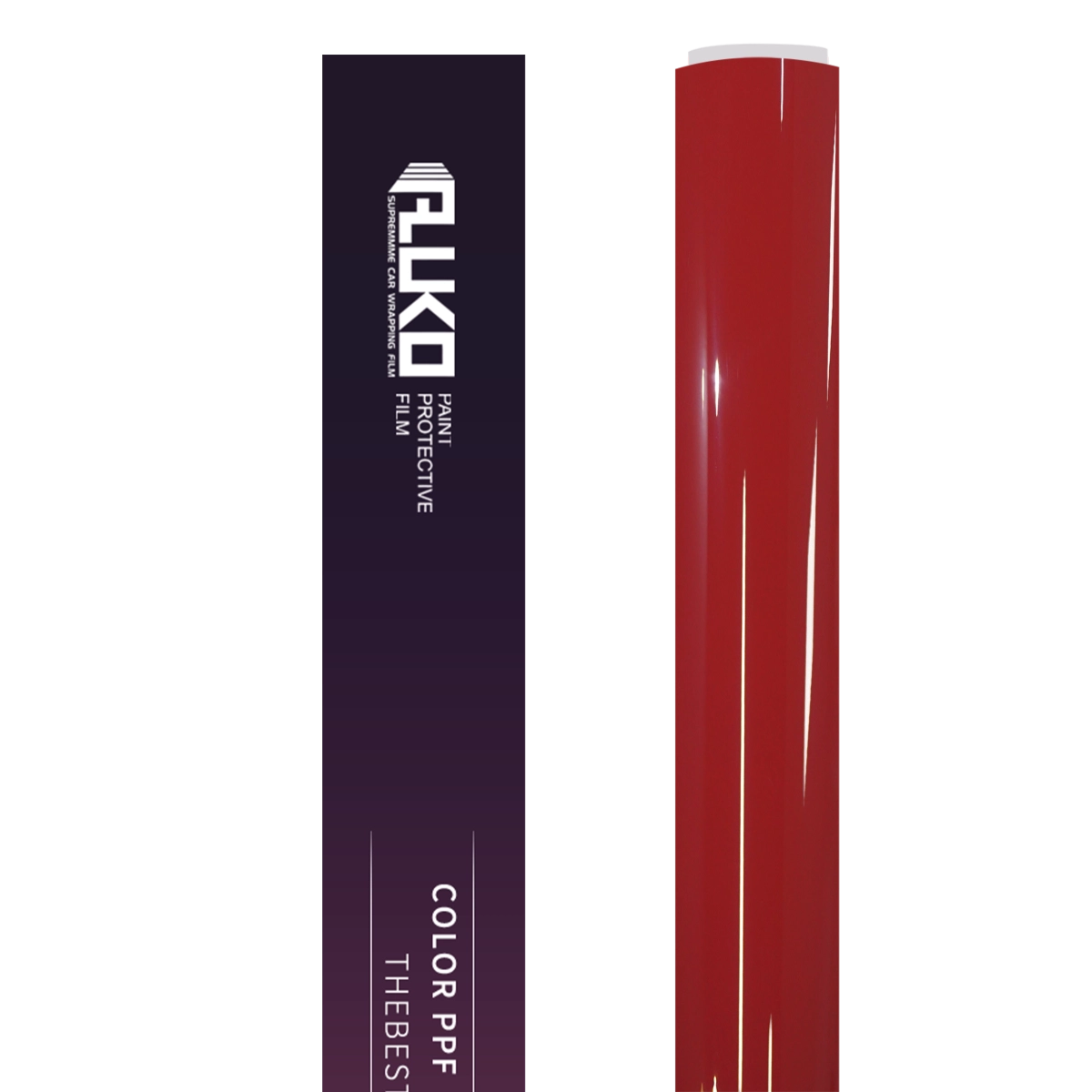 TPU Gloss Strawberry Red Colored PPF Paint Protection Film