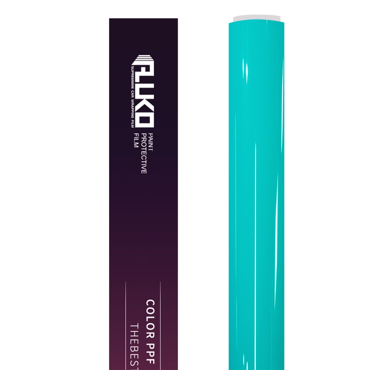 TPU Gloss Turquoise Blue Colored PPF Paint Protection Film