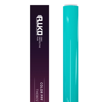 TPU Gloss Turquoise Blue Colored PPF Paint Protection Film 02