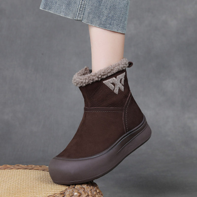 DreamSole Thick and Warm Woolen Boots 01