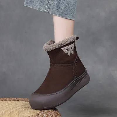 DreamSole Thick and Warm Woolen Boots 01