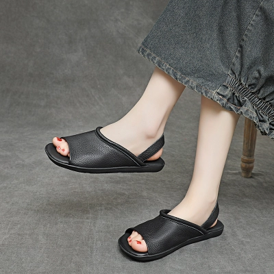 Newnkrvlt New Summer Sandals Black 01