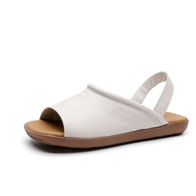 Newnkrvlt New Summer Sandals White 01