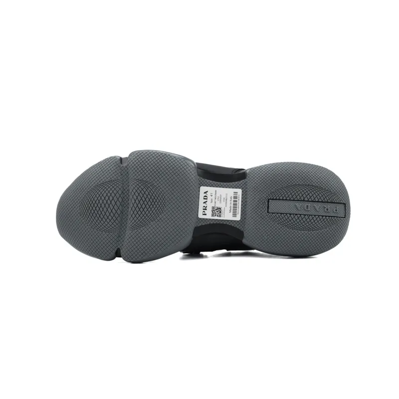  Prada Cloudbust Velcro sneakers Black and White