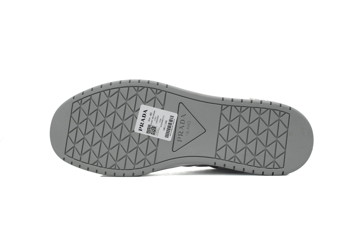 Prada Downtown Low Sneakers Grey White
