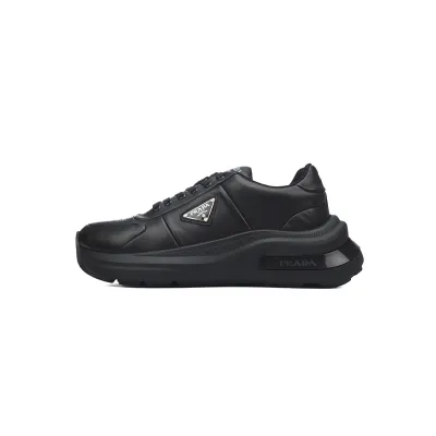 Prada Low Top Loafers Black 01