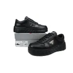 Prada Low-Top Sneakers Serrated Black