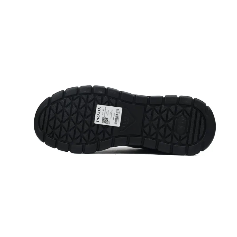Prada Low-Top Sneakers Serrated Black