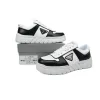 Prada Low-Top Sneakers Serrated Black And  White