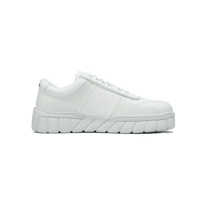 Prada Low-Top Sneakers Serrated White