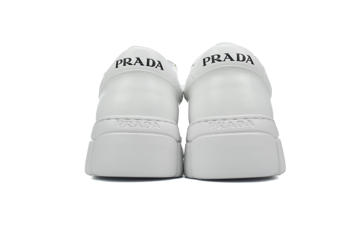 Prada Low-Top Sneakers Serrated White