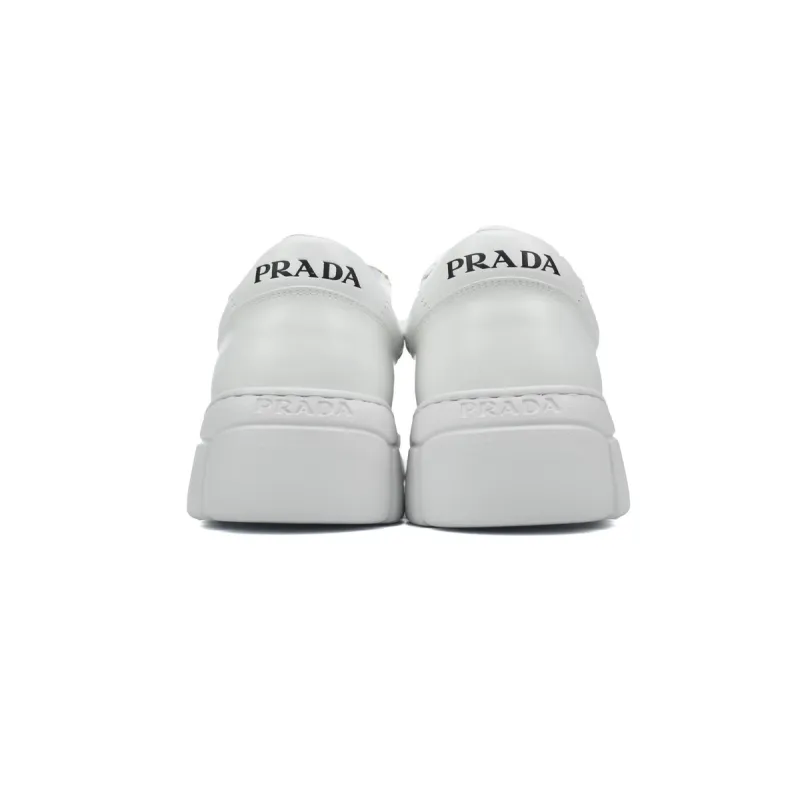 Prada Low-Top Sneakers Serrated White