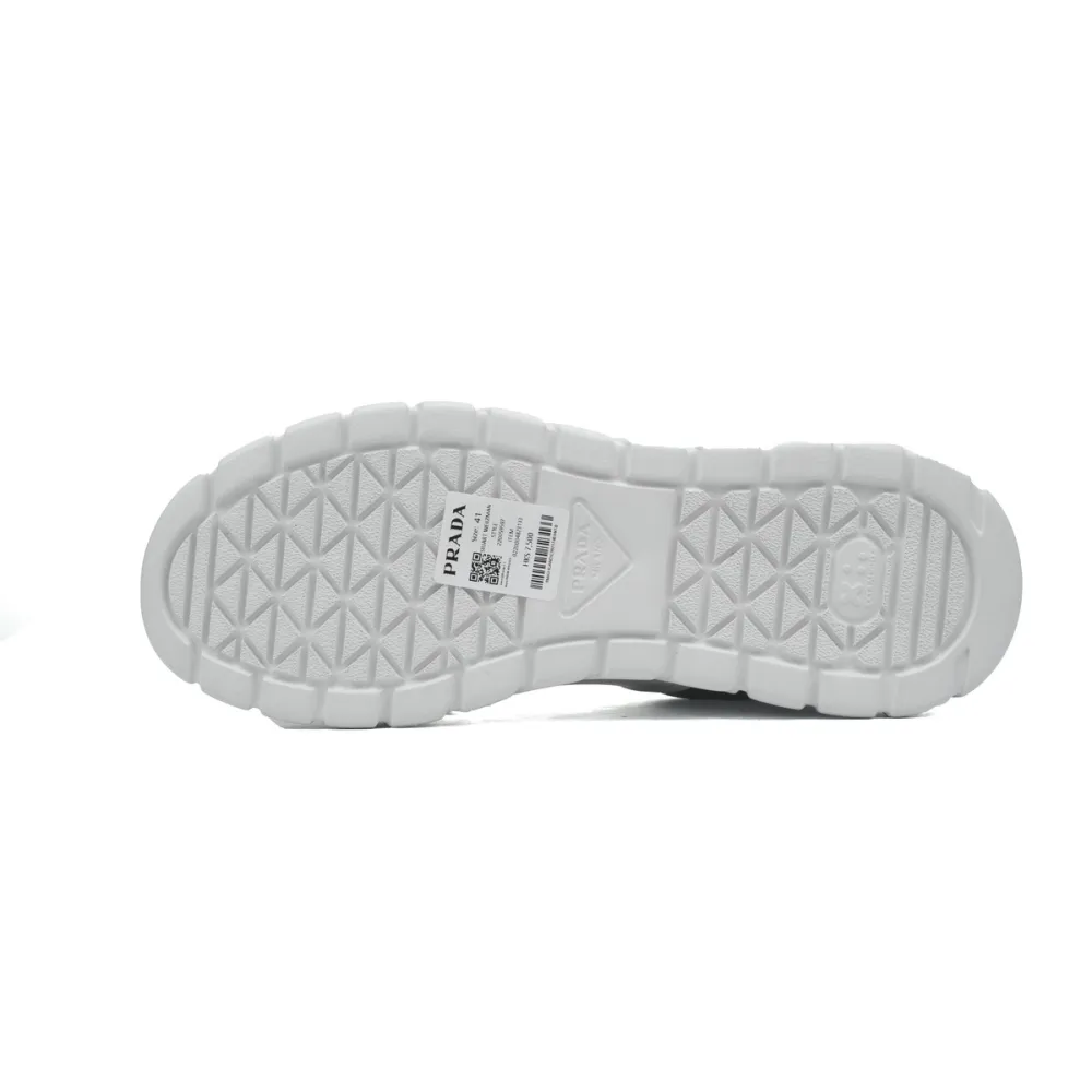 Prada Low-Top Sneakers Serrated White