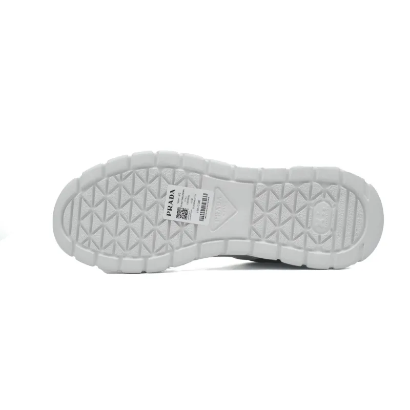 Prada Low-Top Sneakers Serrated White