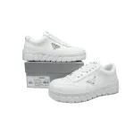 Prada Low-Top Sneakers Serrated White