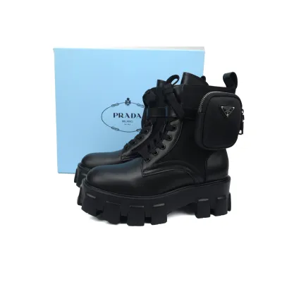 Prada Monolith thick soled Martin boots black  02