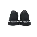 Prada Platform Sneakers Black Plaid