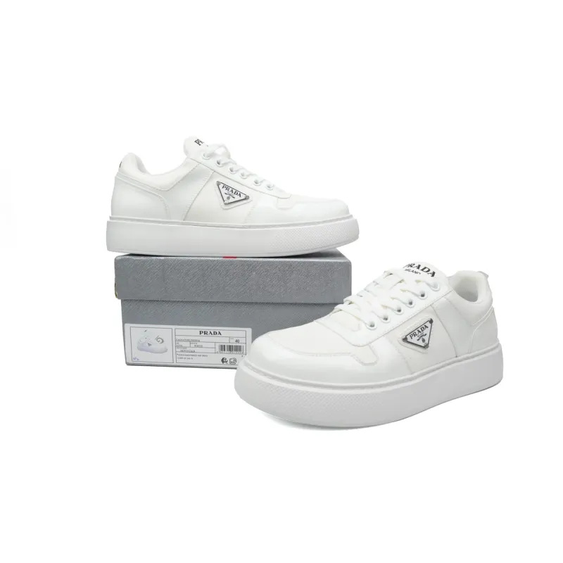 Prada Platform Sneakers White